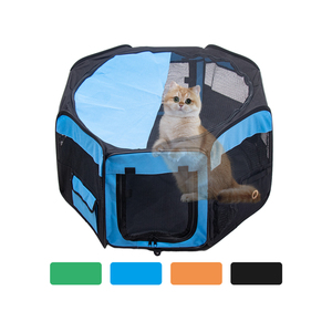 Recinto Portatile per Cani a 8 Pannelli, Box per Esercizio Cuccioli Pieghevole Circolare, Recinzione per Cani da Esterno - Product Image 2