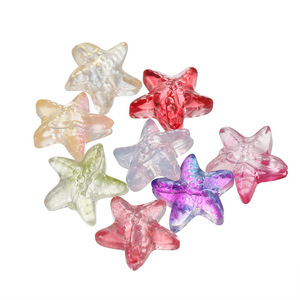 Glass Star <b>Beads</b> 15mm 1mm Hole For Bracelet Making DIY Jewelry Accessories - Product Image 4
