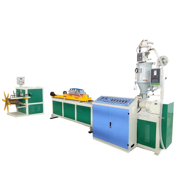 sheath electric wire cable car conduit EVA PA PE PP PVC pipe tube threading duct hose making machine production line