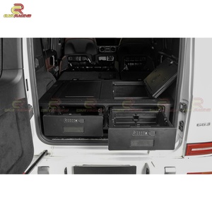Caja de Almacenamiento Metálica para Maletero, Compatible con Mercedes Benz Clase G W465 G63 G500 G550 2025, Organizador con Cajón y Mesa Plegable para Interior - Product Image 5