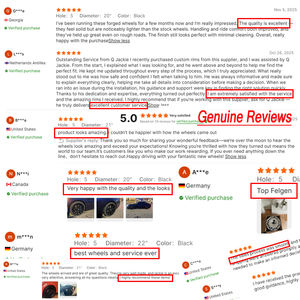 Pour Toyota pour Supra Mk5 Offroad pour Range Rover pour Ford F150 X3M 1Pc 28X16 pouces roues forgées <span class=keywords><strong>Oz</strong></span> course finition or pour X6 G06 - Product Image 5