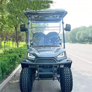 Voiturette de <span class=keywords><strong>golf</strong></span> électrique tout-terrain 4 places, 48V 72V 96V, robuste, avec auvent et siège arrière rabattable - Product Image 1