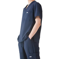 Infirmière classique pour hommes Scrubs Uniformes Male Medical Hospital Scrubs Suit pour les travailleurs de la santé
