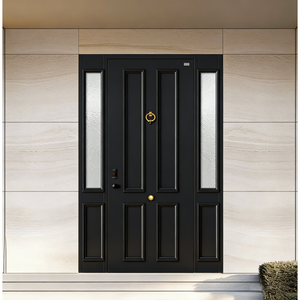 Puerta <span class=keywords><strong>de</strong></span> Aluminio Fundido Resistente a la Intemperie, Estilo Americano, <span class=keywords><strong>Precio</strong></span> <span class=keywords><strong>de</strong></span> Fábrica, para Exteriores Residenciales, Personalizada, Clásica - Product Image 5