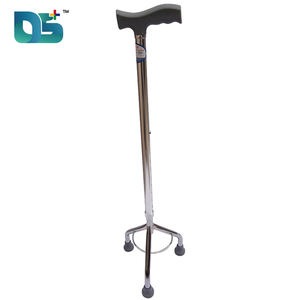 <span class=keywords><strong>Canne</strong></span> de marche <span class=keywords><strong>à</strong></span> <span class=keywords><strong>trois</strong></span> <span class=keywords><strong>pieds</strong></span> pour personnes âgées, vente chaude, mobilier de réadaptation médicale, base en acier chromé - Product Image 2