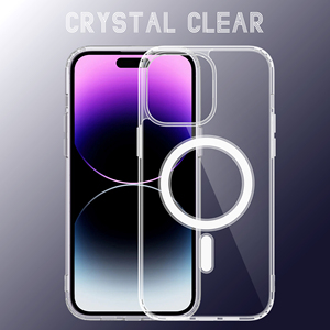 Custodia Trasparente con Ricarica Wireless per iPhone 17 16 15 14 13 Pro Max, Design Magnetico per <span class=keywords><strong>Cellulare</strong></span>, Cover per <span class=keywords><strong>Samsung</strong></span> - Product Image 6