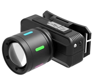 <span class=keywords><strong>Lampe</strong></span> <span class=keywords><strong>frontale</strong></span> LED laser blanche en gros, haute luminosité, rechargeable USB-C, étanche, avec zoom et capteur - Product Image 6