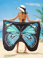 Robe de plage maxi sexy de style européen et américain pour femmes, impression numérique époustouflante, motif floral, séchage rapide