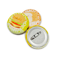 Badge personnalisé en fer blanc, broche à image personnalisée, impression haute définition, thème Anime Dessin Animé, cadeau souvenir, artisanat métallique imprimé
