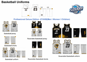 2025 баскетбольные майки Susugoo на заказ, новая командная форма, в том числе шорты, персонализированная Баскетбольная одежда - Product Image 3