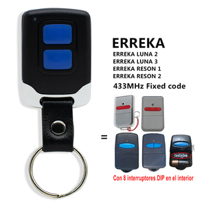 Para <span class=keywords><strong>ERREKA</strong></span> LUNA 2 3 RESON 1 2 Clone Remote Control433mhz Código fijo Abridor de puerta de garaje Duplicador - Product Image 2