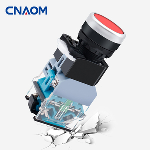 Bán Buôn Nâng Cấp Phong Cách Bạc Điểm Tiếp Xúc LA38-11TD 22Mm, Tự Khóa, Với Đèn 1NO + 1NC Đầu Phẳng Đẩy Nút Chuyển Đổi - Product Image 3