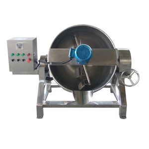 Industrial Electric Cooking Pot With Mixer Cooking Equipment Jacketed <b>Kettle</b> for Sale - Product Image 1