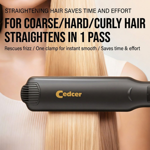 Piastra per <span class=keywords><strong>Capelli</strong></span> Professionale Cedcer con Piastre Larghe in Ceramica, Cheratina e Ioni Negativi, con Controllo Intelligente della Temperatura NTC - Product Image 1