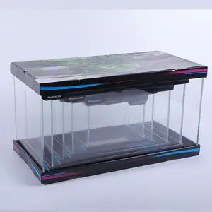 Ultra White Glass Fish Tank HD Glass Aquarium Fish Tank Multifunctional Rear Aquarium Fish Tank