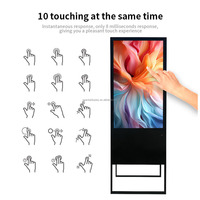 Écran d'affichage publicitaire pour usage commercial en intérieur, écran mural LCD de 43, 55, 65 pouces avec vidéo pour centre commercial, hôtel et salle d'exposition