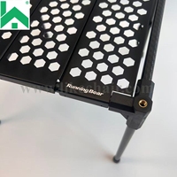 Table de camping pliable légère et durable en fibre de carbone, design moderne, mobilier d'extérieur facile à transporter, imperméable