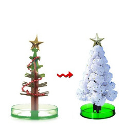 Regalo de Navidad, Juguete Novedoso para Niños, Muñeco de Nieve Mágico y Divertido, Árbol de Navidad de Cristal Mágico que Crecen en Papel - Product Image 2