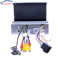 AUTO OPEN Android14 Autoradio Rétractable GPS Wifi Autoradio 1 Din 7 ''Écran Tactile Voiture Multimédia MP5 Lecteur