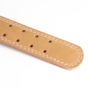 Cinturón de Seguridad de Cuero Resistente y Transpirable para Levantamiento de Pesas con Logotipo Personalizado para Unisex - 4 Pulgadas - Product Image 6