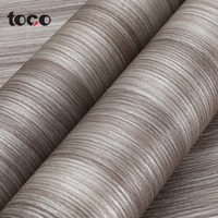 Film adhésif TOCO pour bois, couleur grain, papier de recouvrement MDF pour lamination PVC, pour meubles en aggloméré - Anti-explosion
