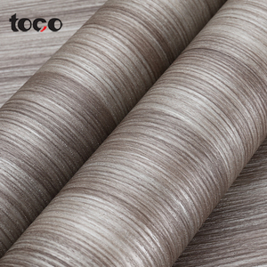 Película de madera autoadhesiva TOCO, papel superpuesto de MDF de Color grano laminado para muebles de aglomerado de laminación de lámina de PVC, a prueba de explosiones - Product Image 4