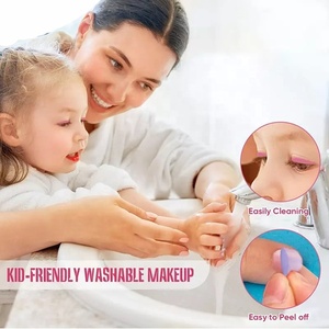 Kit de maquillage JinYing avec sac, ensemble de maquillage princesse lavable, kit de maquillage pour enfants, pour filles - Product Image 3