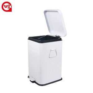 Luxury Garden Bedroom Cute Street Trash Townew Iron And Plastic Trash Dustbin