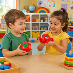 Giocattolo Trasformabile da Pomodoro a Granchio, Gioco Educativo Creativo per Bambini, Puzzle Magico Deformabile, Regalo Originale - Product Image 6