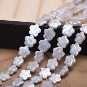 Perlas de Agua Dulce Naturales con Forma de Flor de Ciruelo Barroca de 12-13 mm, para Hacer Collares Hechos a Mano, Perlas Sueltas Semiterminadas - Product Image 1