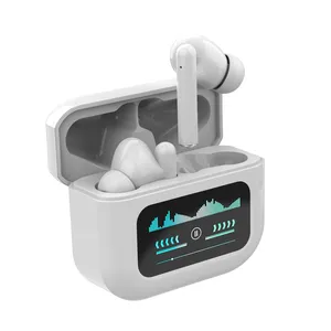 Véritables écouteurs sans fil antibruit écouteurs de sport Smart Touch écran LCD Microphone écouteur