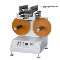 Machine de rembobinage automatique d'étiquettes rouleau à rouleau de haute qualité, rembobineuse verticale avec guide-bande et compteur de papier