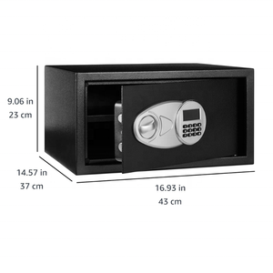 Boîte de sécurité cachée pour ordinateur portable de taille 230x430x370mm, boîte à bijoux, boîte à argent avec clavier électronique programmable - Product Image 1