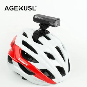 AGEKUSL, accesorios para <span class=keywords><strong>bicicleta</strong></span>, soporte para lámpara de cabeza de ciclo, soporte para casco, soporte de luz frontal para Garmin <span class=keywords><strong>Cateye</strong></span> GOPRO - Product Image 4