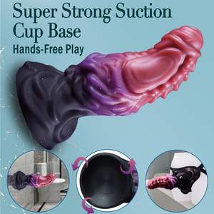Dicker Fantasy-Tierdrachen-Dildo Großer Analplug Monster-Knoten Alien-Analpenis mit Saugnapf Weiches Silikon-Sexspielzeug - Product Image 6
