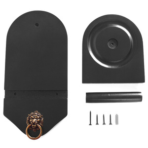 Support en bois fixé au <span class=keywords><strong>mur</strong></span> <span class=keywords><strong>de</strong></span> <span class=keywords><strong>craie</strong></span> <span class=keywords><strong>de</strong></span> cône, bois solide avec la couleur noire, TP-BW1011 - Product Image 4