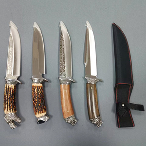 Tlqx01 thiết kế mới giả ANTLER xử lý săn bắn dao Nylon vỏ bọc cố định lưỡi chiến thuật tự vệ dao tùy biến - Product Image 4