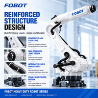 Bras robotisé industriel FOBOT MB150-3200, charge utile de 150 kg, portée de 3200 mm, 6 axes, manipulateur servo-électrique pour le chargement de machines