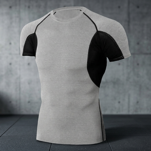 Camiseta de Compresión para MMA y BJJ, para Entrenamiento, Unisex, Spandex/Algodón, Manga Larga, Teñida, UPF50+, Secado Rápido, 220g, Personalizable - Product Image 6