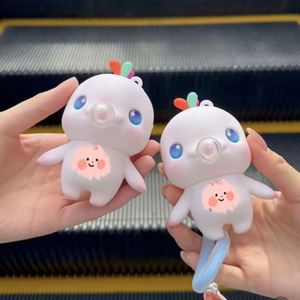 China 15th National Games Official Mascot Color Changing Bubble Blowing Stress Relief Toy Keychain <b>Car</b> Hanging <b>Ornament</b> - Product Image 3