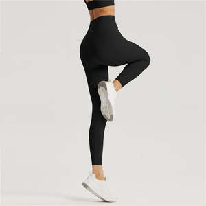 ขายส่งเอวสูงยืดหยุ่นสูงยิมฟิตเนสเลกกิ้งโยคะสําหรับผู้หญิง - Product Image 1