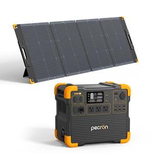 Generador Solar Portátil de 2400W para Camping, Disponible en UE/EE. UU., Batería E2400LFP para Puestos de Comida, E2400LFP + Panel Solar de 200W 240 - Product Image 1