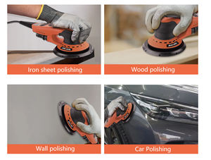 Machine à poncer électrique sans balais 350w, <span class=keywords><strong>ponceuse</strong></span> orbitale aléatoire multifonction avec interrupteur à palette, <span class=keywords><strong>ponceuse</strong></span> orbitale - Product Image 3