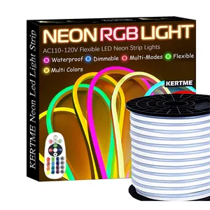 Striscia al Neon di colore Rgb ad alta tensione 110V 220V all'ingrosso con luce al Neon flessibile a Led Anti ingiallimento durevole SMD5050