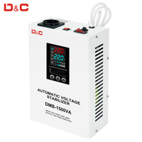 Disponible 1KVA 3KVA 5KVA 8KVA 10KVA Type de relais mural Régulateurs de tension automatiques AC Protection complète Stabilisateur de tension