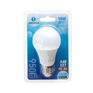 Lampadina LED A60 E27 10W, luce bianca, risparmio energetico, lunga durata, ideale per l'illuminazione generale in case e uffici. - Product Image 3