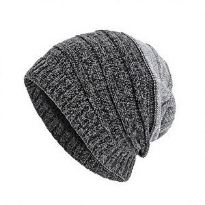 Knitting Skull Wool <b>Beanie</b> for Outdoor Warm Breathable <b>Waterproof</b> Windproof Headwear Street Style Winter Hat Chains for Unisex - Product Image 4