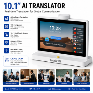 Traductor IA de Doble Pantalla de 10.1 Pulgadas, Dispositivo de Traducción de Voz Bidireccional en Tiempo Real, 140 Idiomas, Pantalla Táctil para Hotel y Aeropuerto - Product Image 3