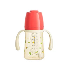 Golden Supplier Customized Silicone Baby Sippy Cup High Quality PPSU 300ml Baby Silicone Sippy Cup With Straw