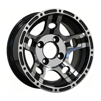 Jantes en alliage d'aluminium 14x7.0, PCD 4x102, ET-26, CB 71.2, à déport profond et face usinée, pour voiturette de golf, VTT, UTV, performance et personnalisation